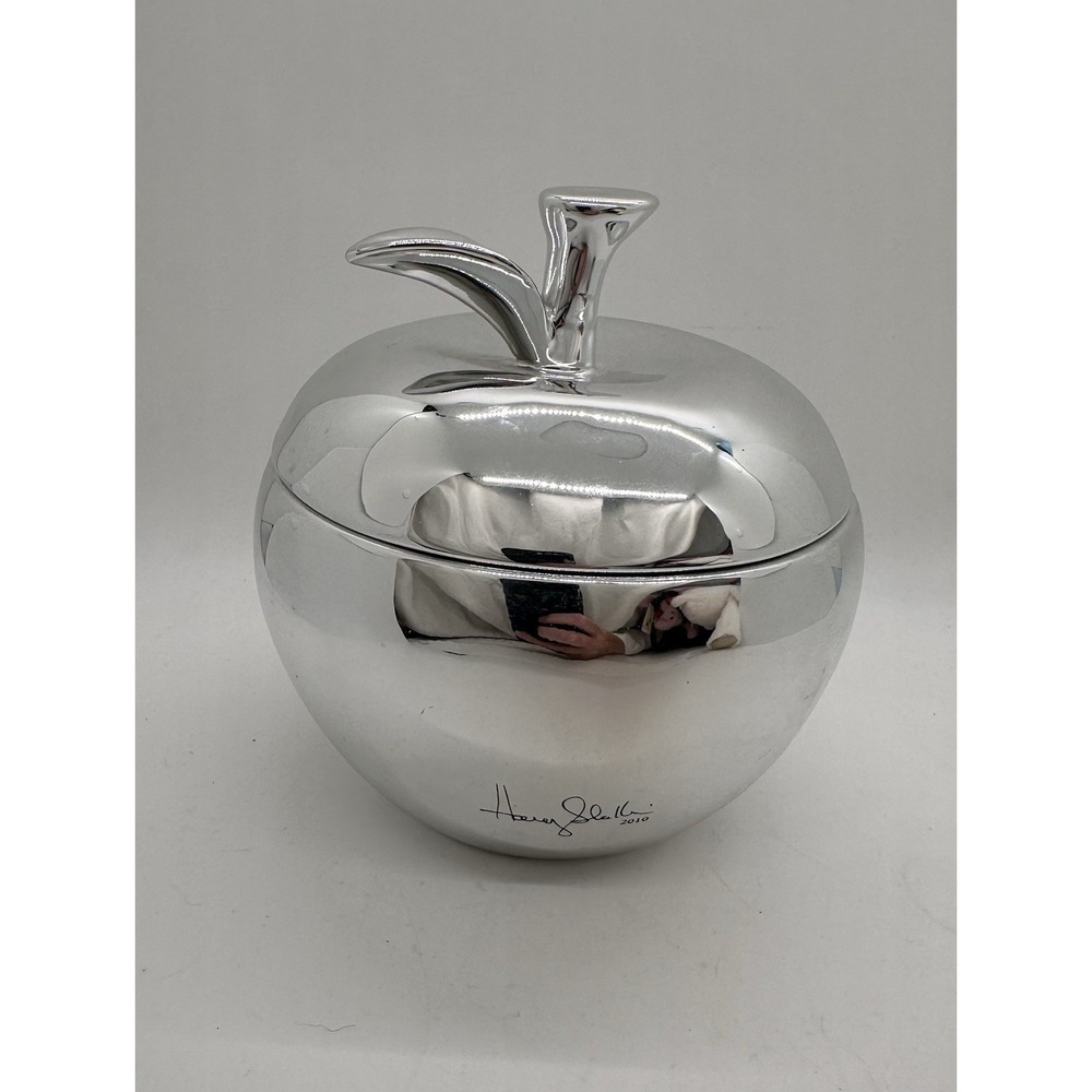 Henry Slatkin & Co Ceramic Autumn Apple Candle Holder -Signed Vintage Unused!
